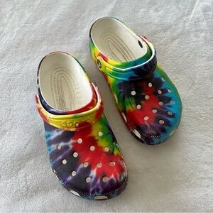 CROCS Classic Tie Dye Slides